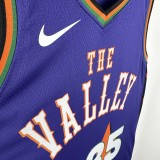 24-25 SUNS DURANT #35 Purple City Edition Top Quality Hot Pressing NBA Jersey