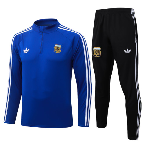 26-27 Argentina High Quality Half Pull Tracksuit