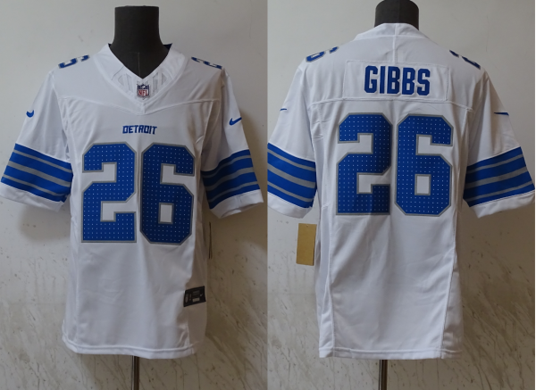 2025 NFL Lions New Pattern Jersey