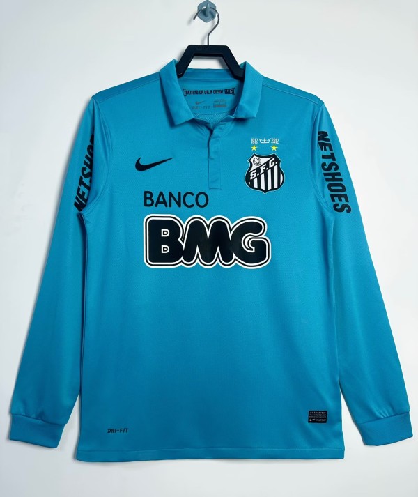 2012-2013 Santos FC Third Long sleeves Retro Soccer Jersey