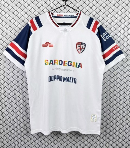 26-27 Cagliari Away Fans Soccer Jersey