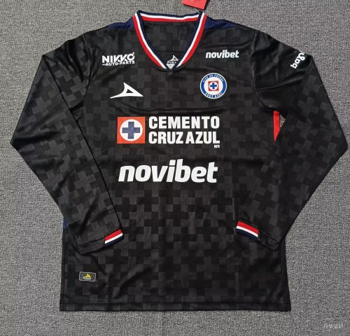 25-26 Cruz Azul Third Long Sleeve Fans Soccer Jersey