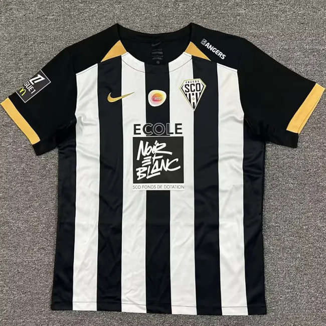 25-26 Angers SCO Home Fans Soccer Jersey