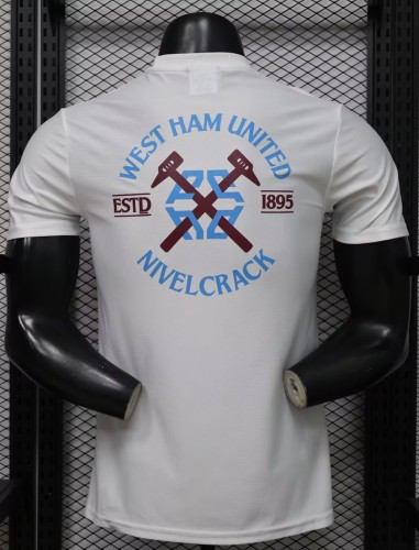 26-27 West Ham White Special Edition Player Version Soccer Jersey