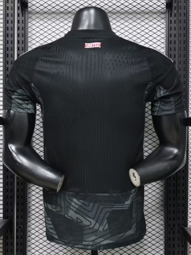 26-27 Man Utd Black Goalkeeper Player Version Soccer Jersey