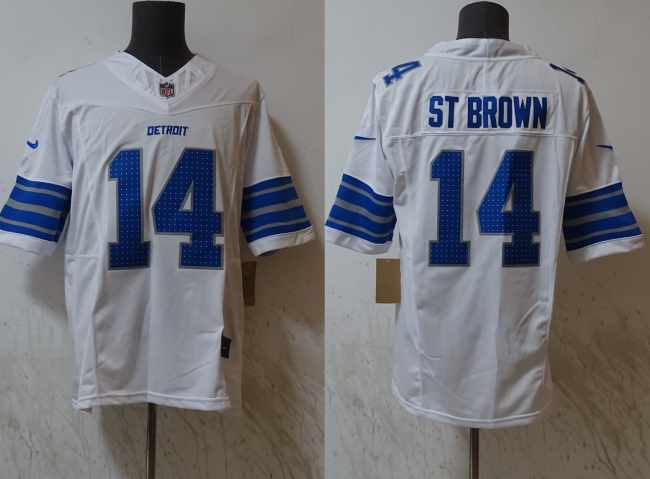 2025 NFL Lions New Pattern Jersey