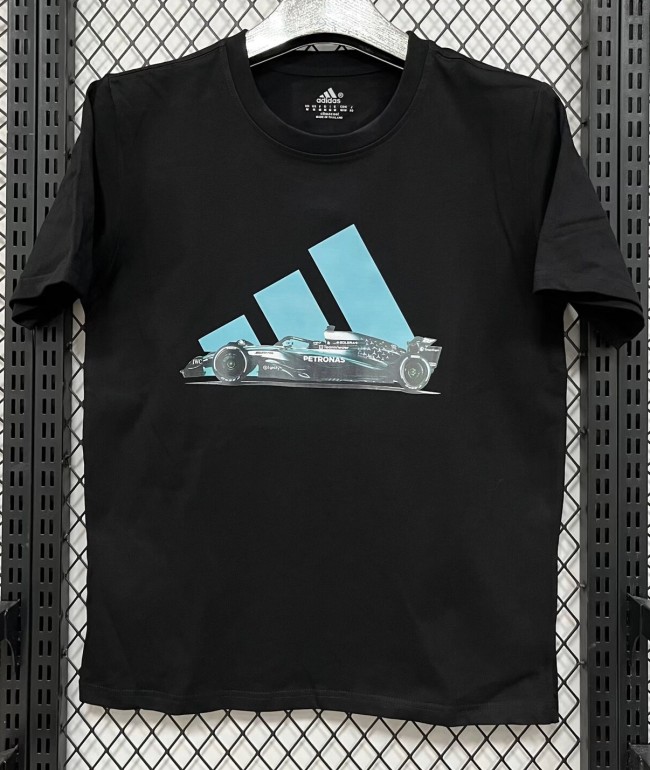 2026 AD Black High Quality Pure Cotton Casual T-Shirt