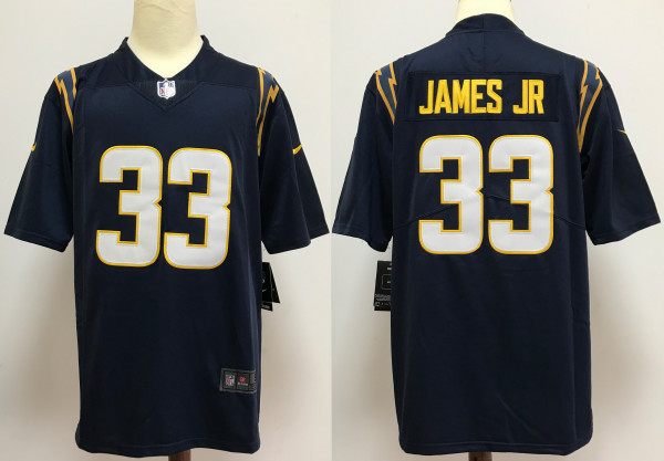 2025 NFL Los Angeles Chargers New Pattern Jersey