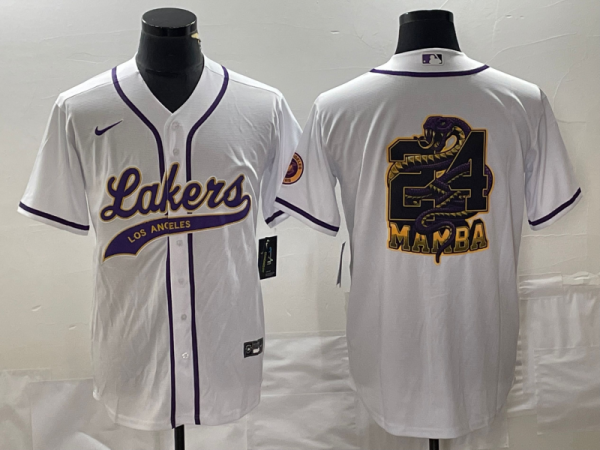 2025 MLB Los Angeles Lakers New Pattern Jersey