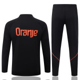 26-27 NetherIands High Quality Half Pull Tracksuit