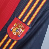 1996 Spain Home Retro Soccer Jersey