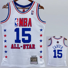 ALL-STAR CARTER #15 White Top Quality Hot Pressing NBA Jersey