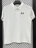 2026 UA White High Quality Polo Short Sleeve