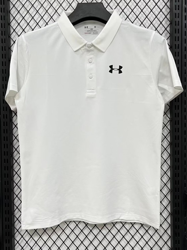 2026 UA White High Quality Polo Short Sleeve
