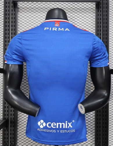 25-26 Cruz Azul Home Player Version Soccer Jersey