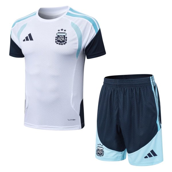 2026 Argentina White High Quality Player Version Training Short Suit (球员套装)