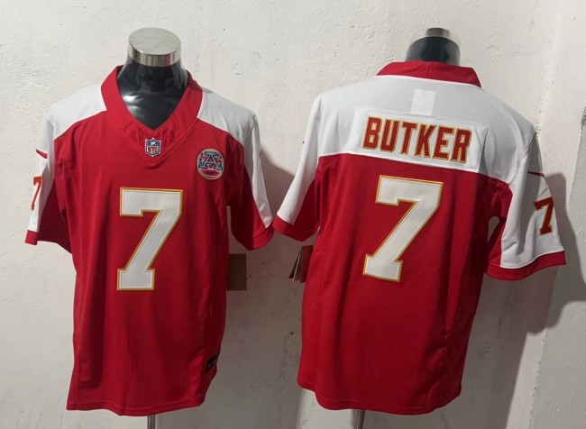 2025 NFL Kansas City Chiefs New Pattern Jersey