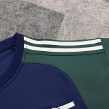 26-27 ARS Blue Short sleeves Loose And Thickened Hoody