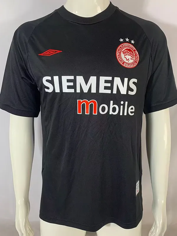 2004-2005 Olympiacos Away Retro Soccer Jersey