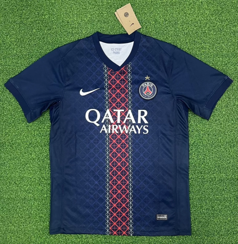 25-26 PSG Home Fans Soccer Jersey*带星 (With stars on the back)