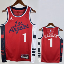 24-25 Clippers HARDEN #1 Red Top Quality Hot Pressing NBA Jersey (Trapeze Edition) 24-25 Clippers HARDEN #1 Red Top Quality Hot Pressing NBA Jersey (Trapeze Edition)