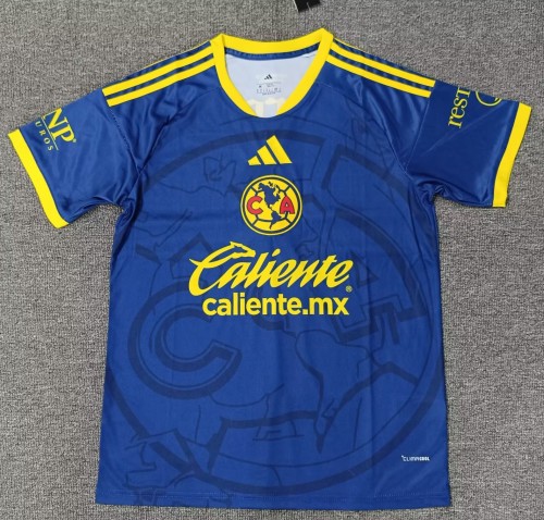 26-27 Club America Blue Special Edition Fans Soccer Jersey