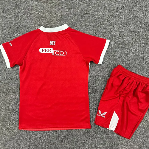 25-26 Middlesbrough Home Kids Soccer Jersey