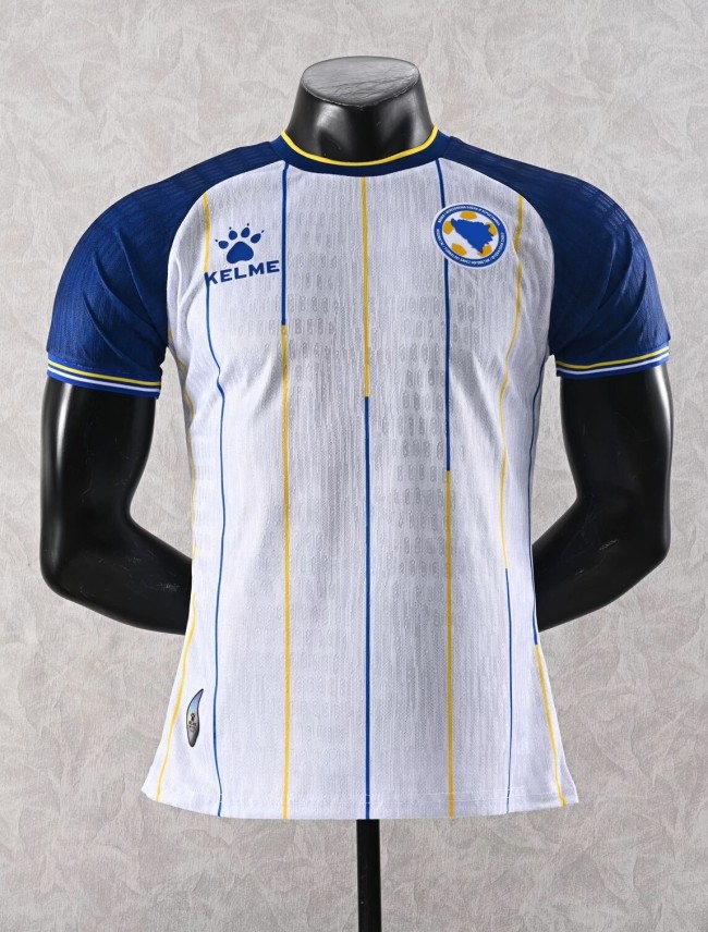 2026 World Cup Bosnia And Herzegovina Away Player Version Soccer Jersey