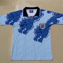 1992 England Away Blue Retro Soccer Jersey 1992 England Away Blue Retro Soccer Jersey