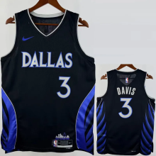 25-26 Dallas Mavericks DAVIS #3 Black City Edition Top Quality Hot Pressing NBA Jersey(V领)