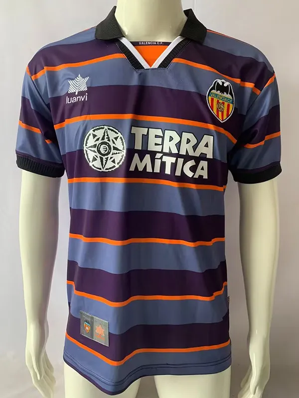1999-2000 Valencia Third Retro Soccer Jersey