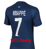23-24 PSG Home Fans Soccer Jersey