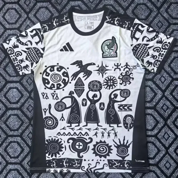 25-26 Mexico Black White Special Edition Training Shirts