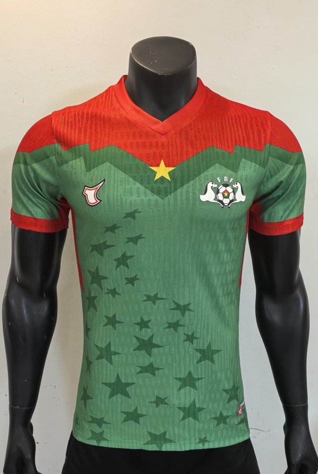25-26 Burkina Faso Green Player Version Training shirts