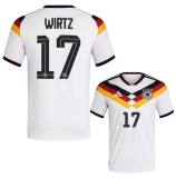 2026 World Cup Germany Home Long Sleeve Fans Soccer Jersey (长袖)