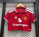26-27 Man Utd Home Women Cheerleading Short-sleeved (女)