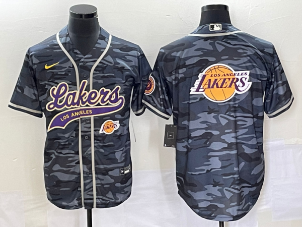 2025 MLB Los Angeles Lakers New Pattern Jersey