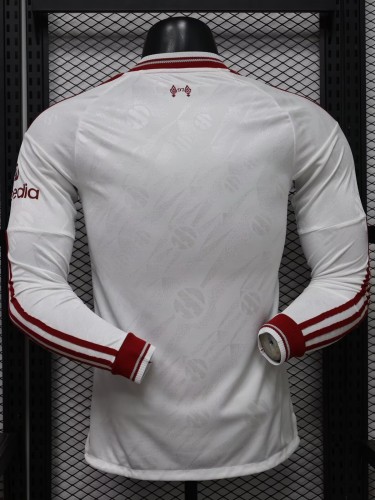 26-27 LIV Away Leaked Edition Long Sleeve Player Version Soccer Jersey (长袖球员)
