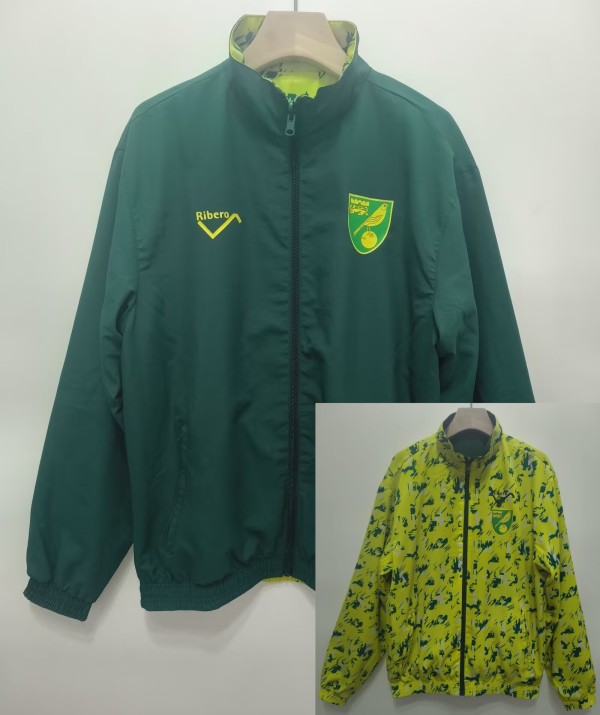 1992-1994 Norwich City Double Sided Windbreaker