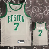CELTICS BROWN #7 Gray Top Quality Hot Pressing NBA Jersey CELTICS BROWN #7 Gray Top Quality Hot Pressing NBA Jersey