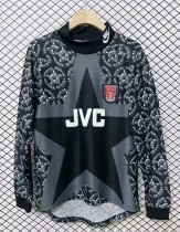 1994-1995 ARS Black Goalkeeper Long Sleeve Retro Soccer Jersey 1994-1995 ARS Black Goalkeeper Long Sleeve Retro Soccer Jersey
