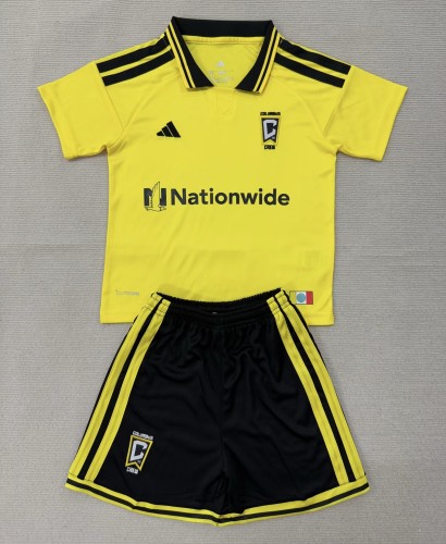 26-27 Columbus Crew Home Kids Soccer Jersey