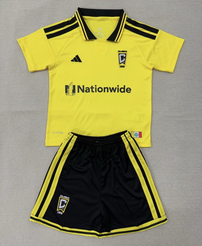 26-27 Columbus Crew Home Kids Soccer Jersey
