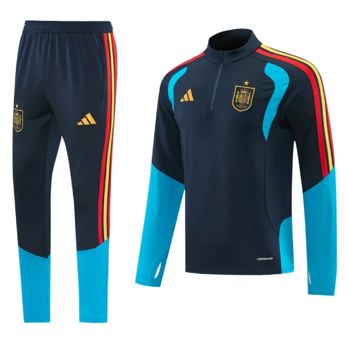 26-27 Spain High Quality Half Pull Tracksuit