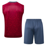 25-26 Sao Paulo High Quality Tank Top And Shorts Suit