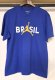 26-27 Brazil Bule High Quality Casual T-Shirt 蓝圆领