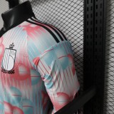 2026 Belgium Away Long Sleeve Player Version Soccer Jersey (长袖球员)