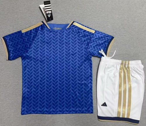 2026 Italy Home Kids Soccer Jersey