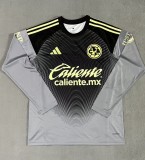 25-26 Club America Black GoalKeeper Long Sleeve Soccer Jersey  (长袖)