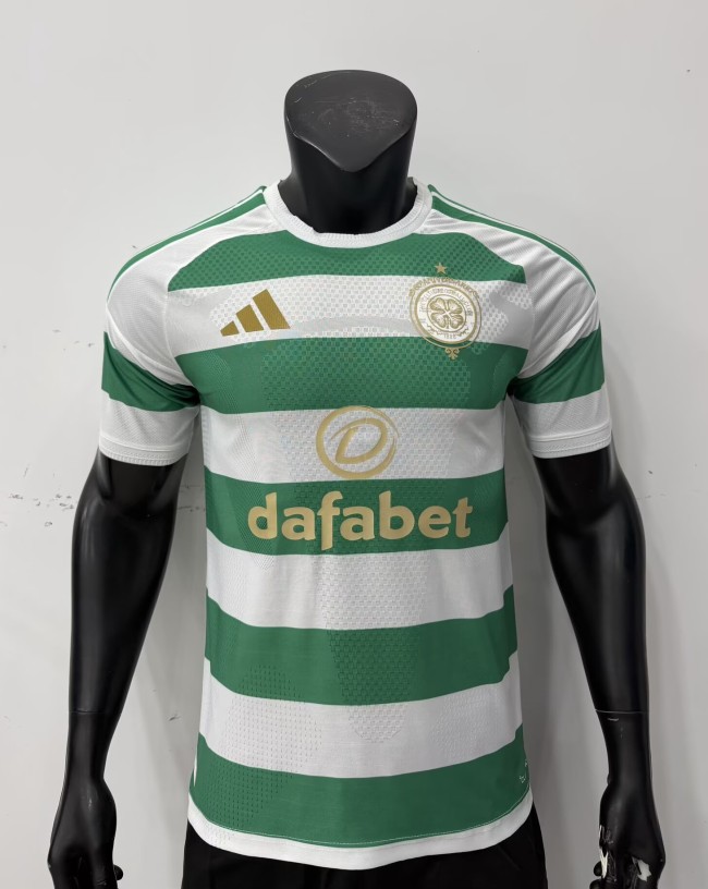 26-27 Celtic Home Player Version Soccer Jersey